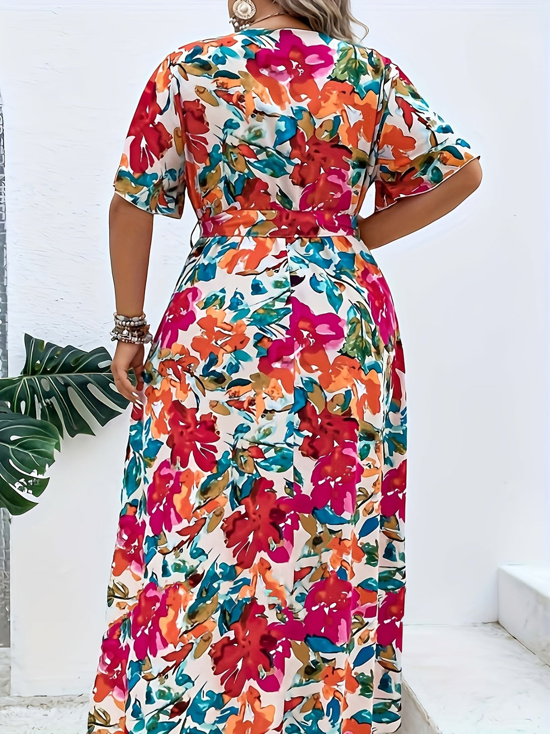 Yara™ - Plus Size Flower Dress