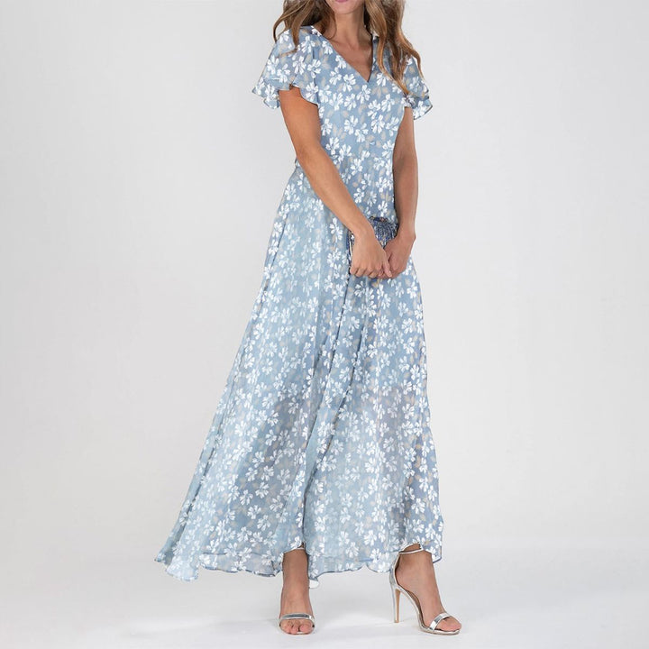 Rosalie™ - Romantic Floral Maxi Dress