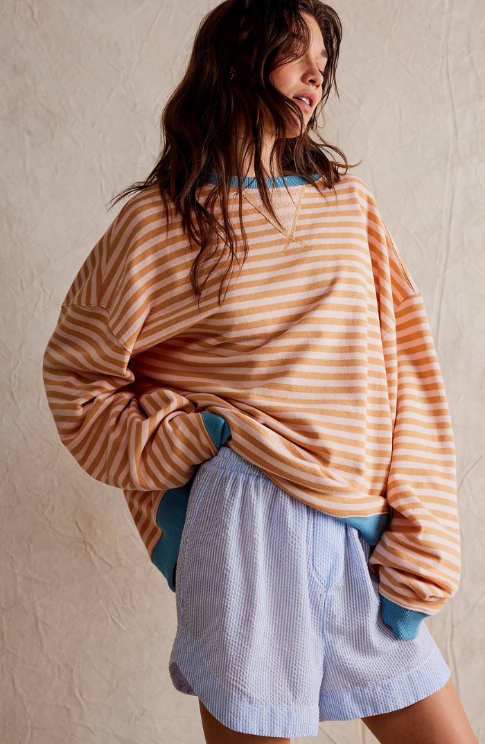 Manyana™ | Oversized Pullover mit Streifen