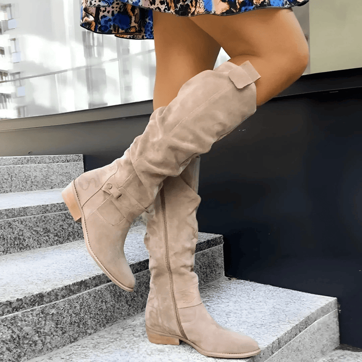 Madeleine™ - Knee-High Suede Boots