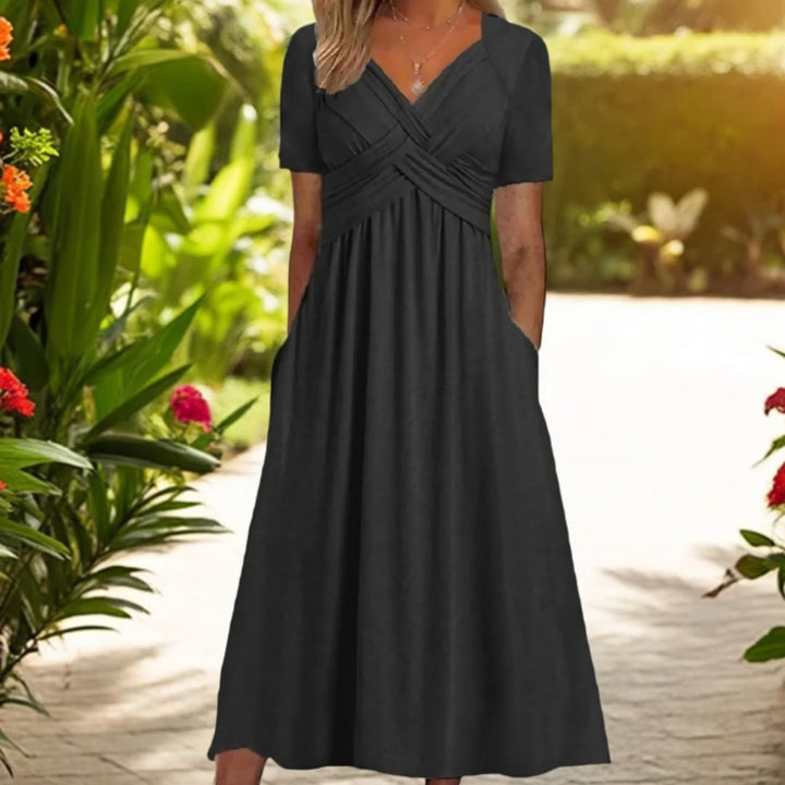 Maeva™ - Elegant Midi Dress