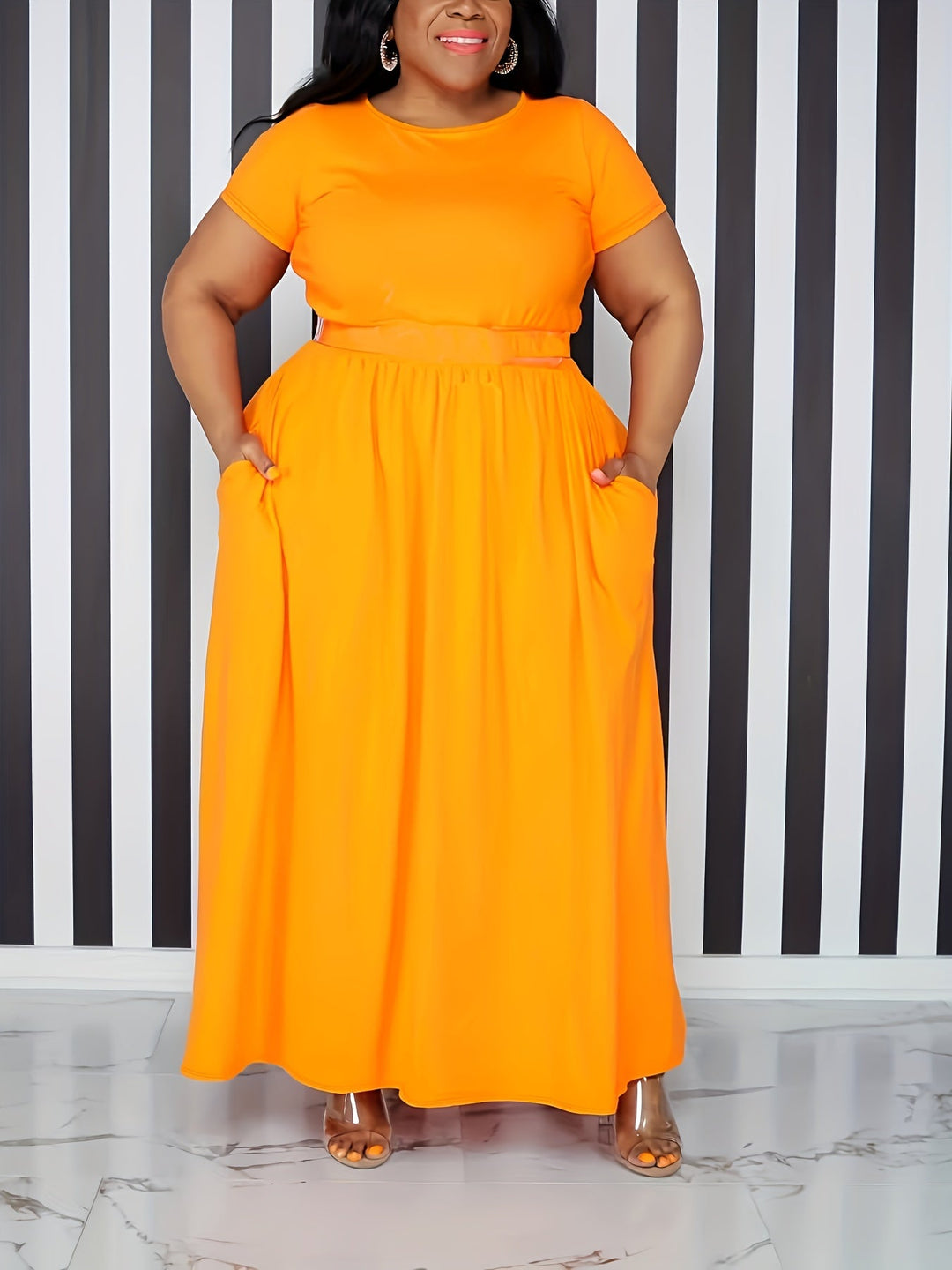 Kristina™ - Plus Size Basic Dress