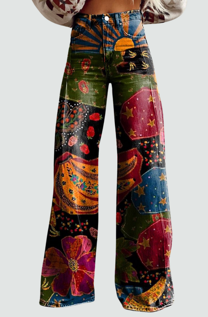 Siena™ - Boho Vintage Wide-Leg Pants