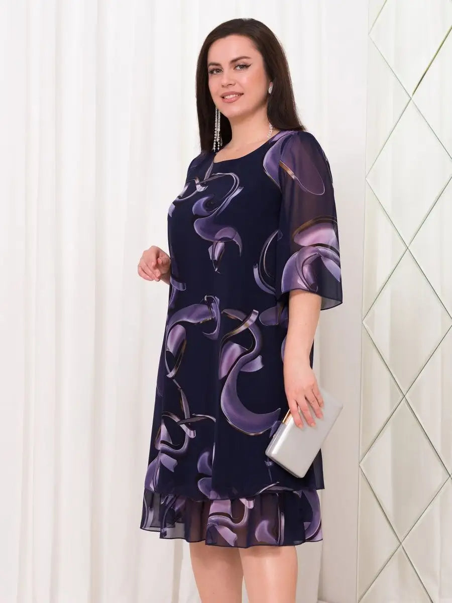 Harper™ - Plus Size Swirl Dress