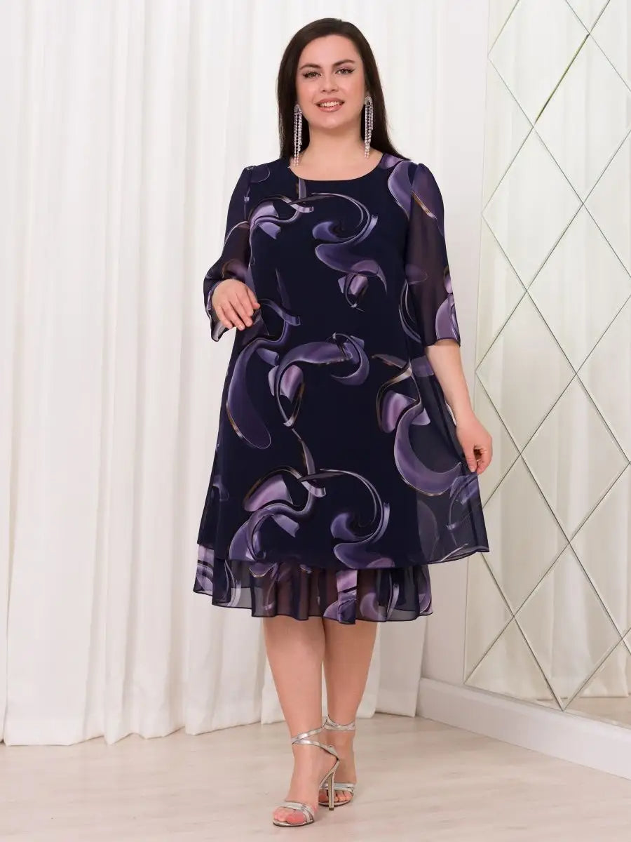 Harper™ - Plus Size Swirl Dress