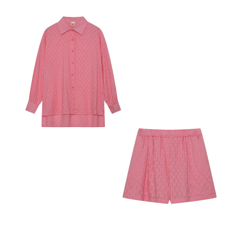 Lowen™ - Chic Breezy Shirt & Shorts Set