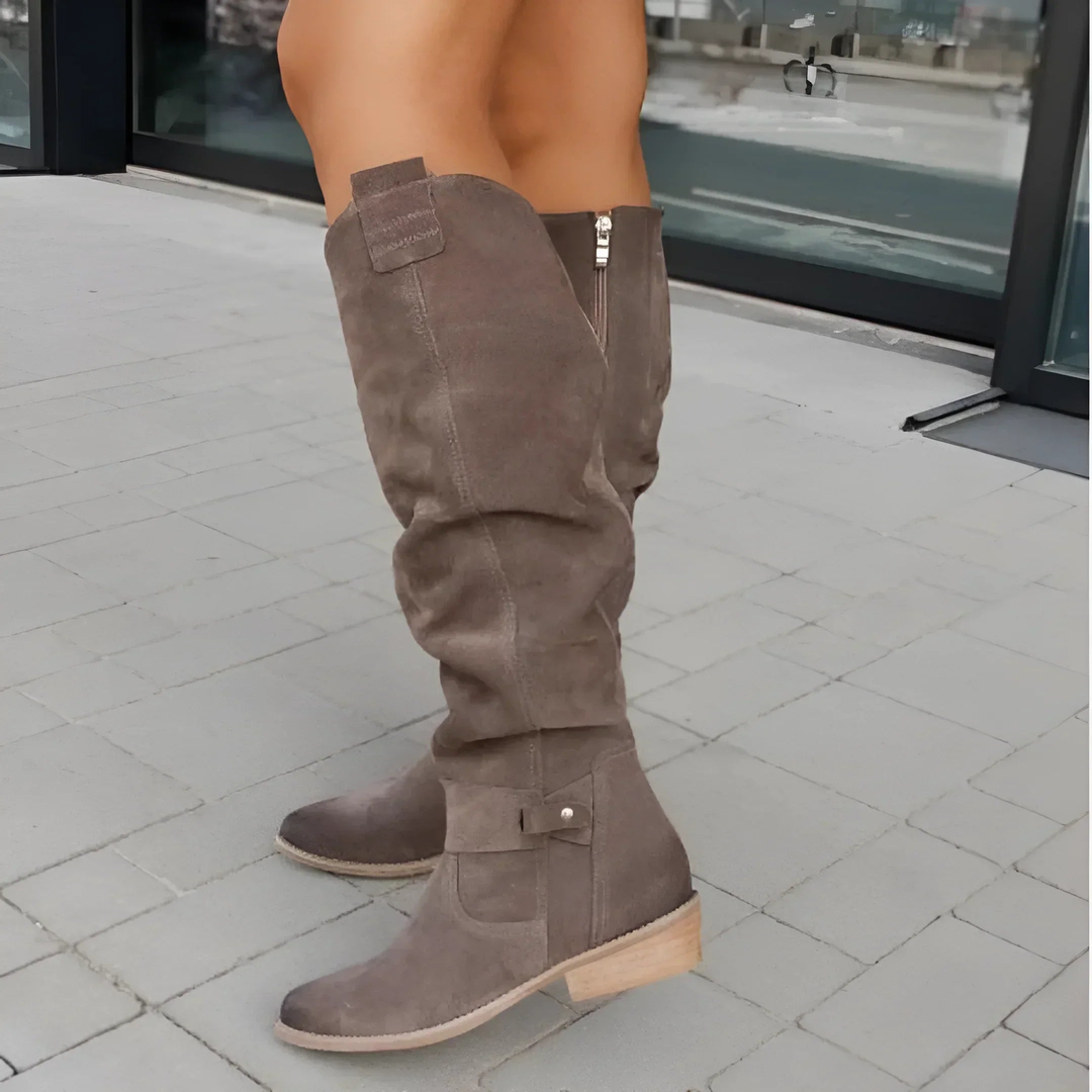 Madeleine™ - Knee-High Suede Boots