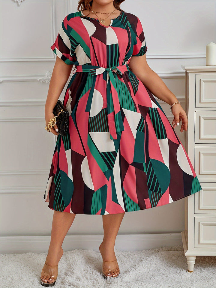 Bobbi™ - Plus Size Tropical Dress