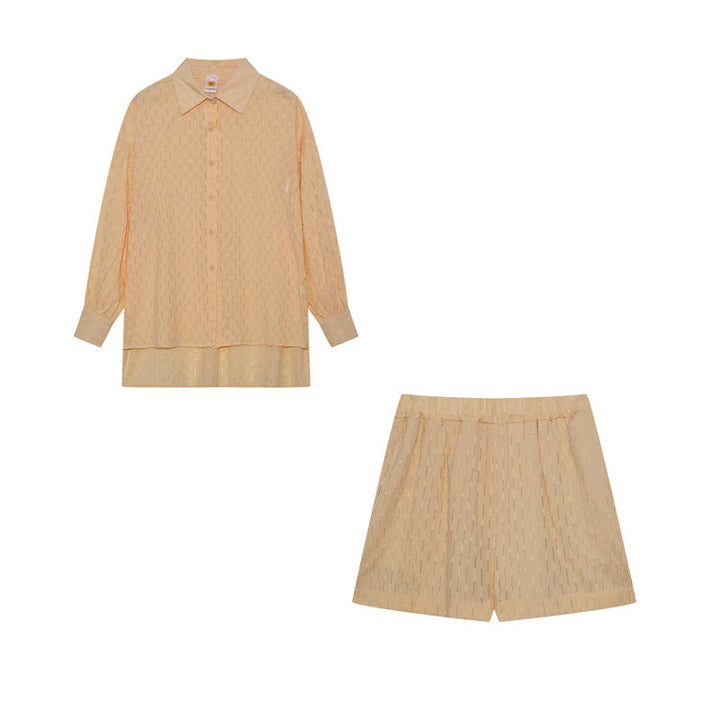 Lowen™ - Chic Breezy Shirt & Shorts Set