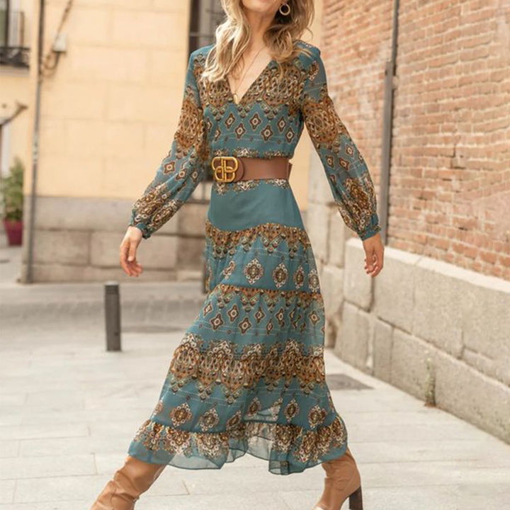 Verona™ - Long Sleeve Midi Dress