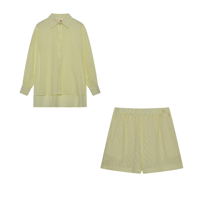 Lowen™ - Chic Breezy Shirt & Shorts Set