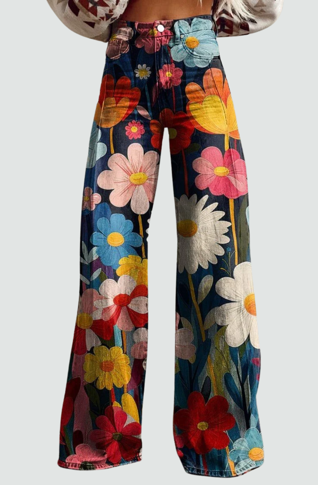 Elisa™ - Boho Vintage Wide-Leg Pants