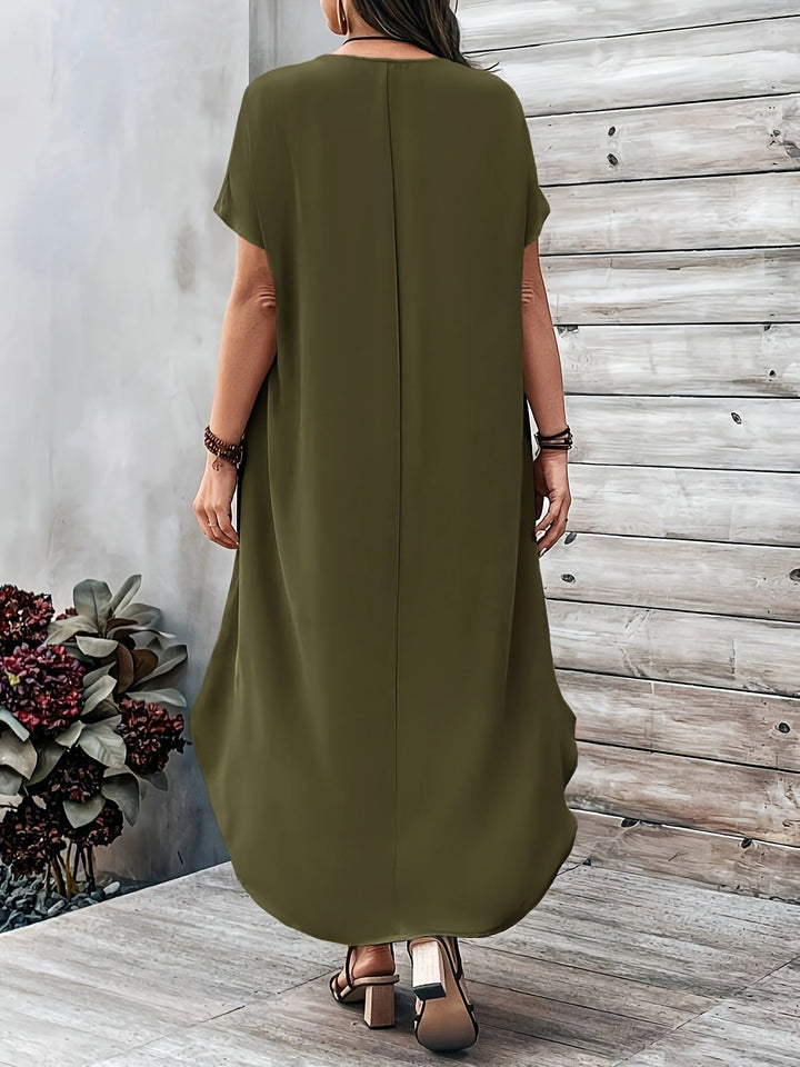 Hailey™ - Plus Size V-Neck Dress