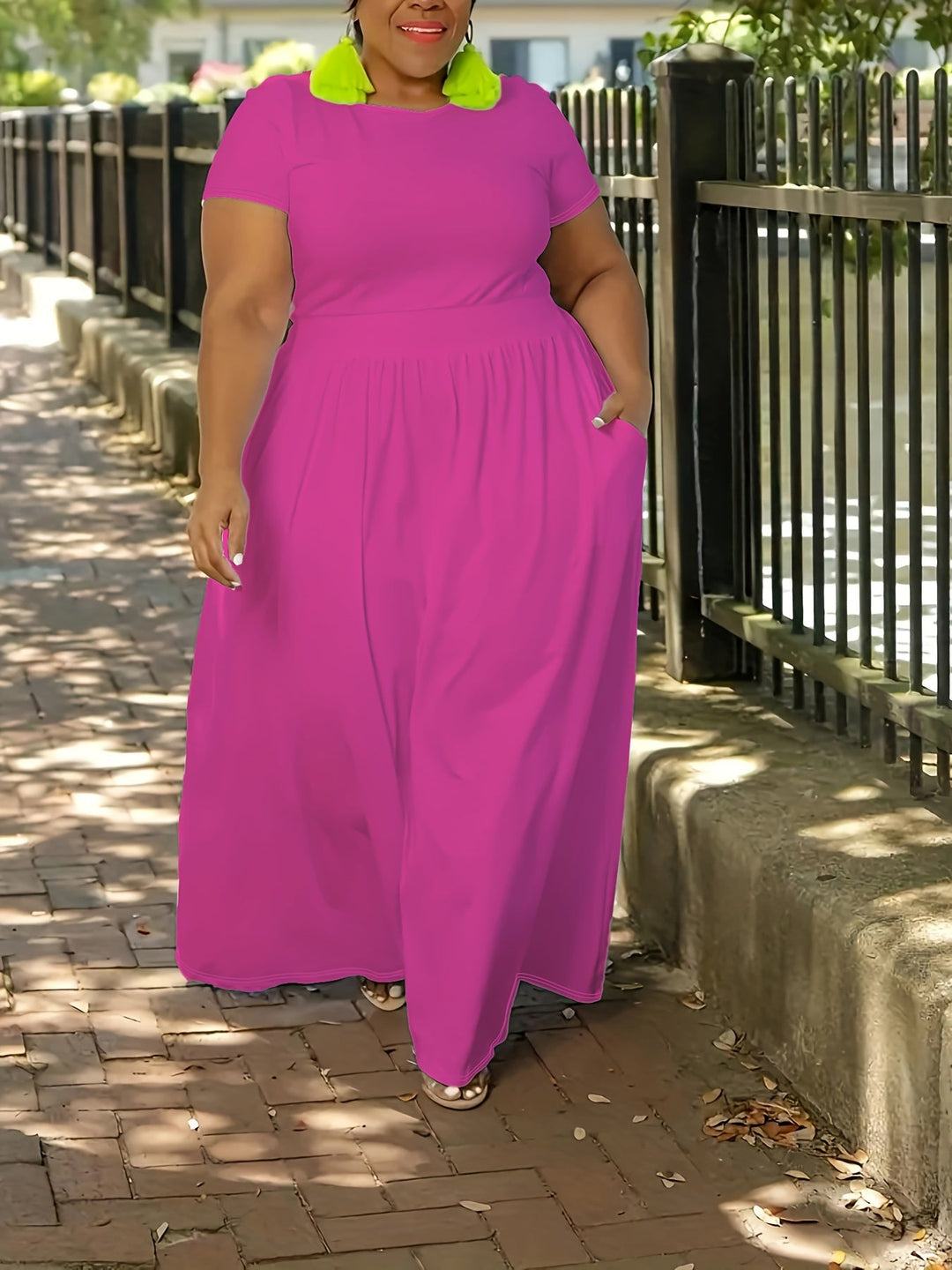 Kristina™ - Plus Size Basic Dress