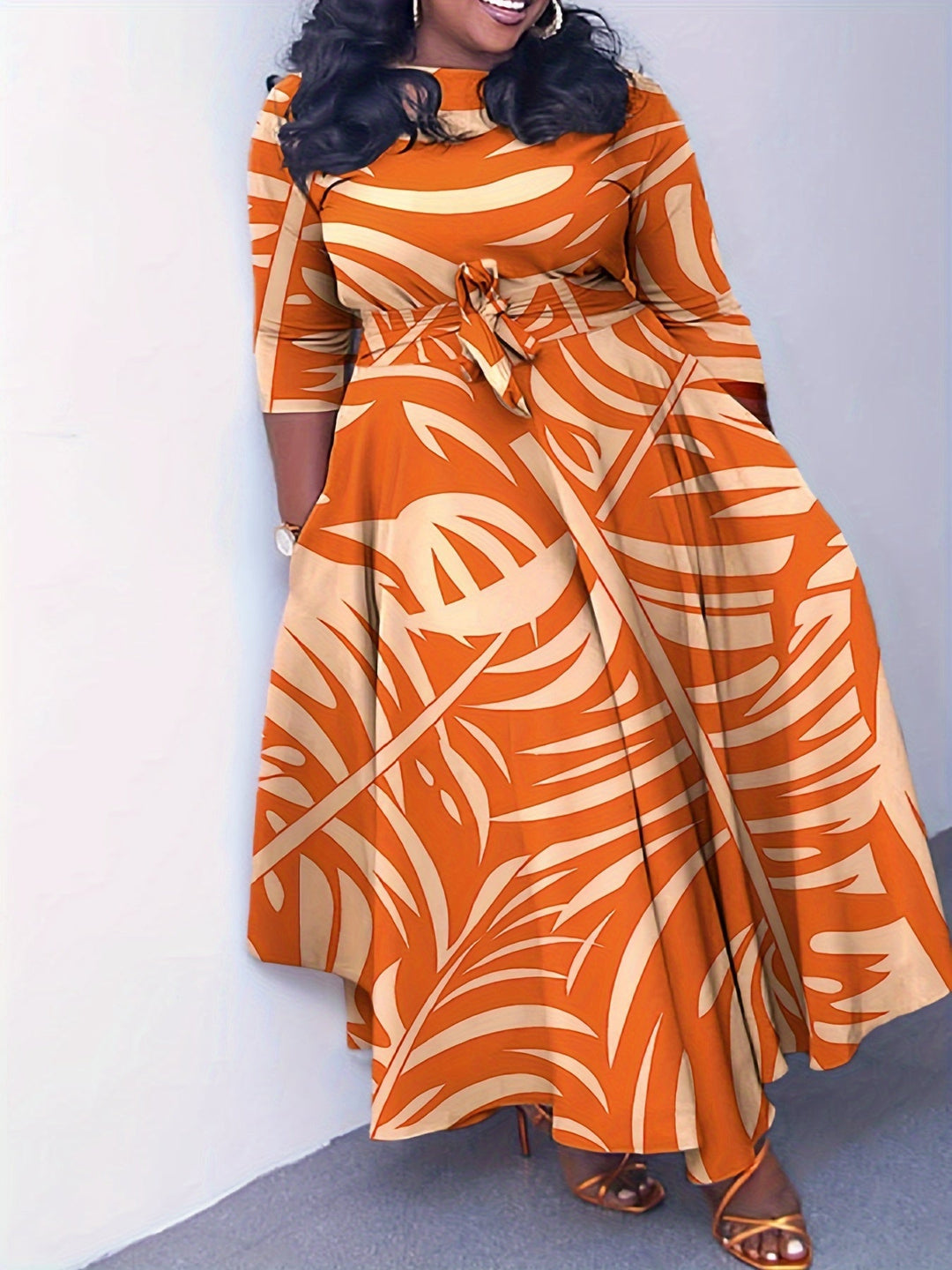 Hannah™ - Plus Size Colored Dress