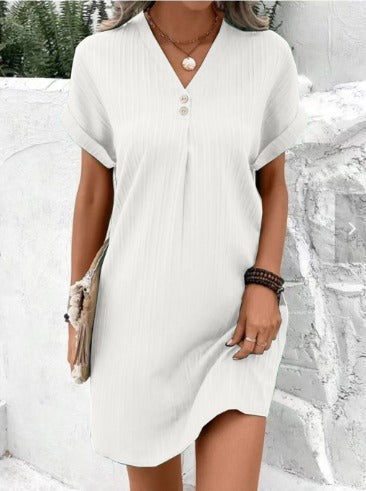 Lisa™ - V-Neck Spring Dress