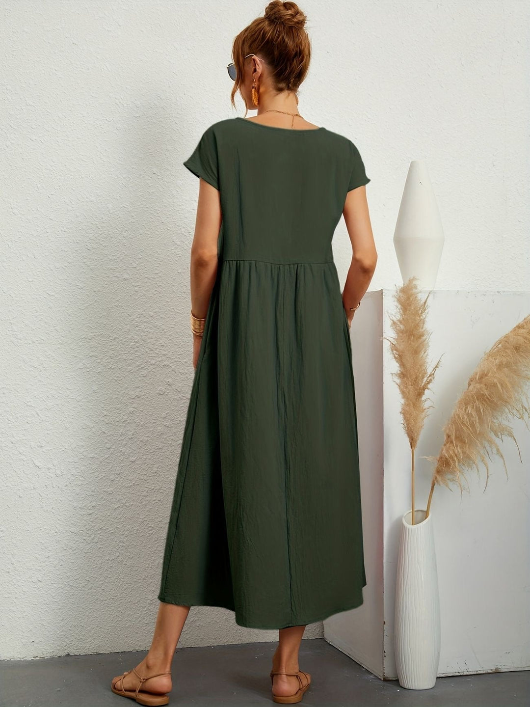 Ciara™ - Elegant Pleated Dress