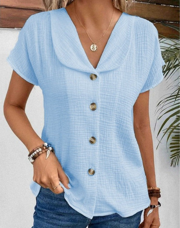 Jane™ - Cotton-Linen Blouse