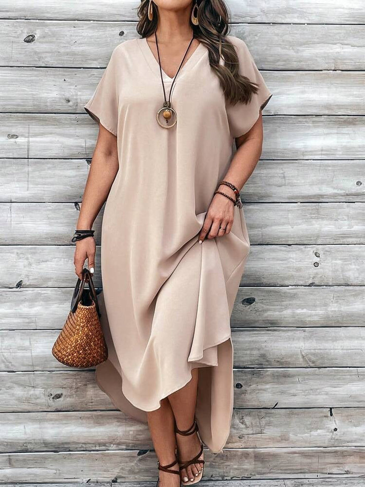 Hailey™ - Plus Size V-Neck Dress