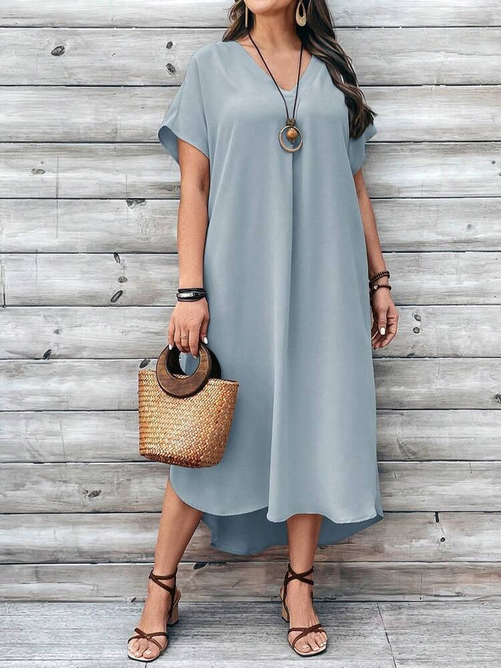 Hailey™ - Plus Size V-Neck Dress