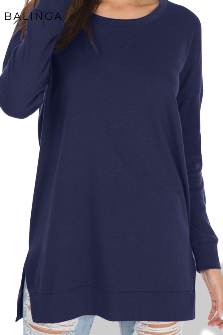 StrahlenSchutz™ | Seitlich Geschlitztes Langarmshirt