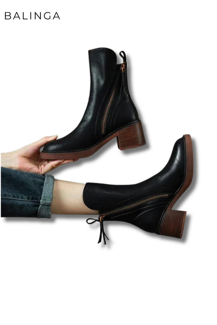 Emma™ | Die Premium-Lederstiefeletten