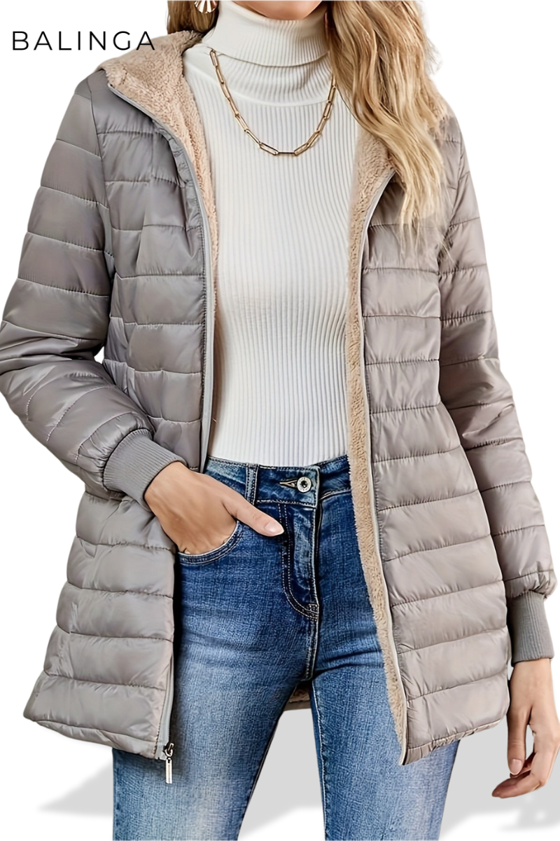 Enrica™ | Langer Casual-Mantel