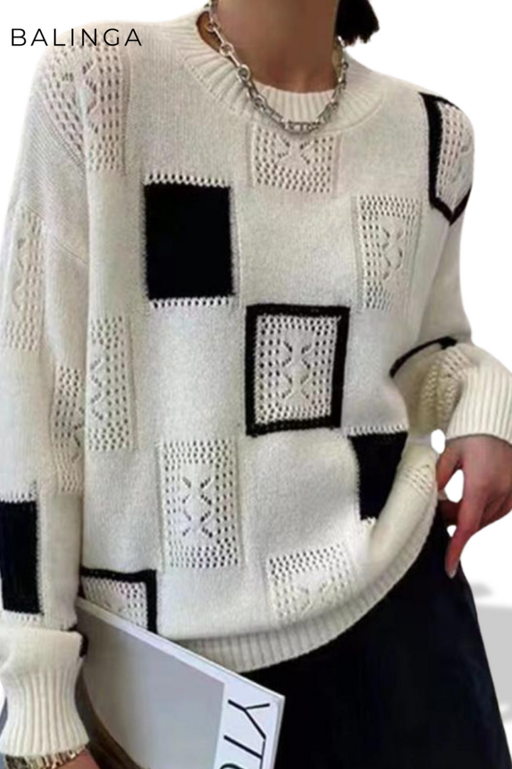 Aliana™ | Der Casual Chic Pullover mit Patchwork-Stil
