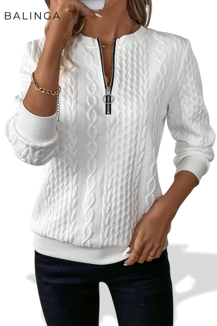 Irma™ | Der Elegante Zip-Pullover