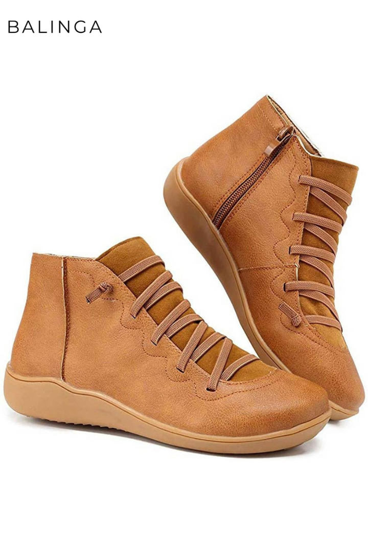 Nina™ | Die Trendigen Vintage-Stiefeletten