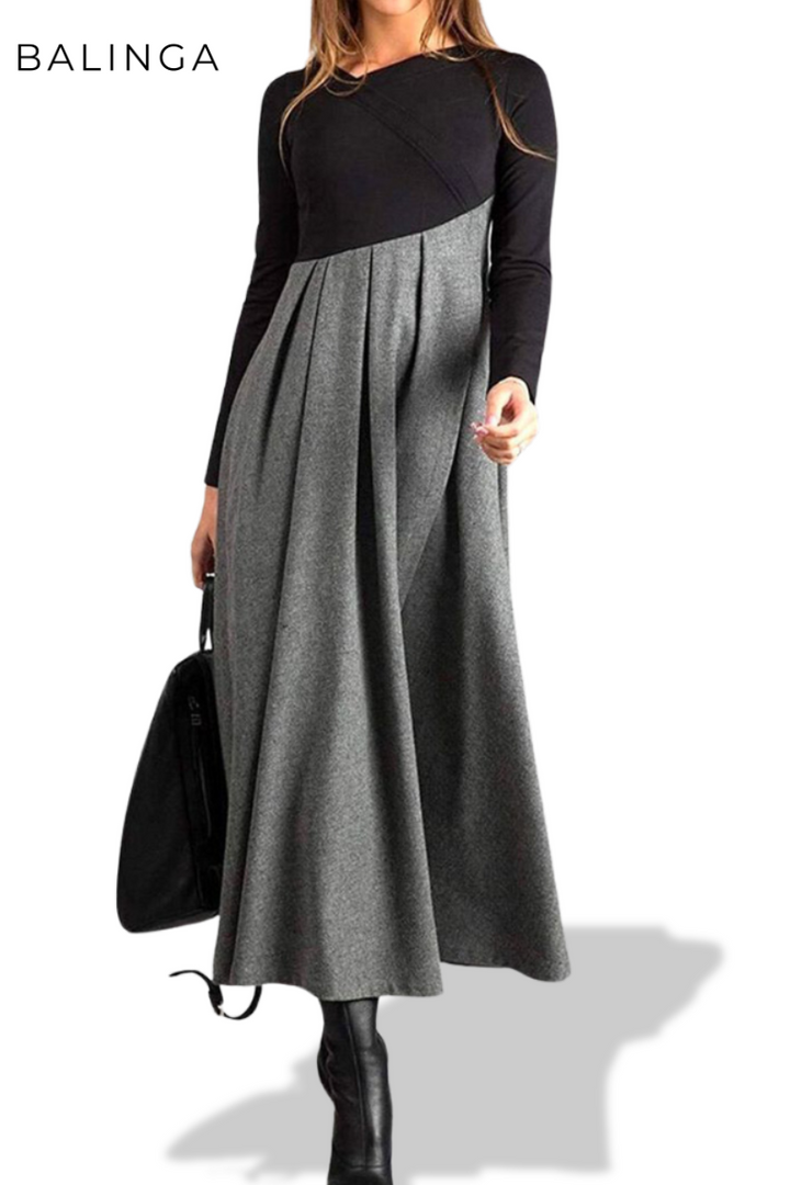 Casa™ | Die Bequeme Maxi-Jurk mit Langen Ärmeln