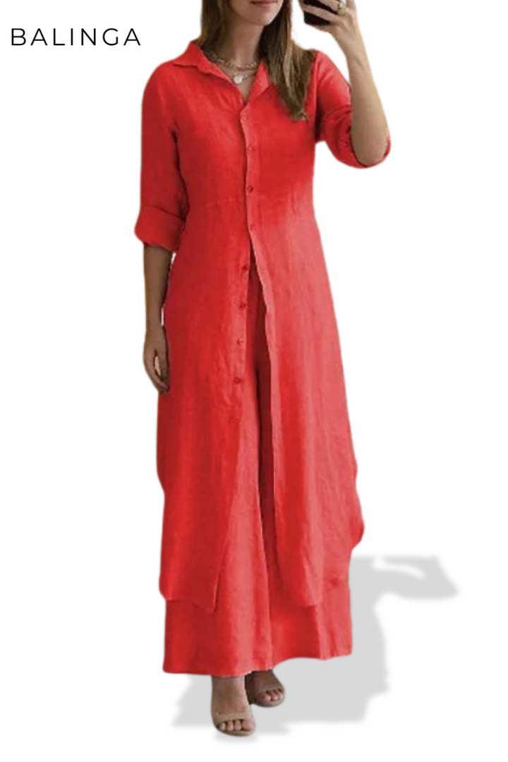 Ariana™ | Das Lässige Leinen-Set Für Sommerliche Eleganz