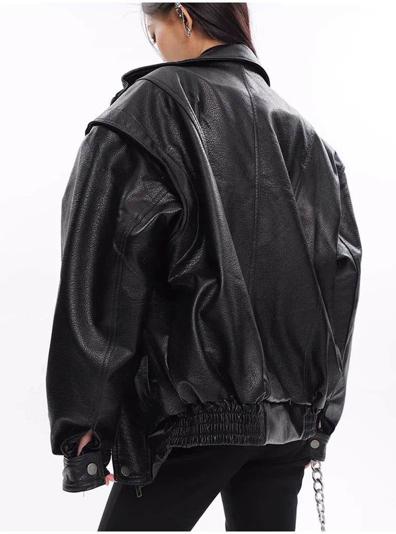 Andrea™ - Vegan Leather Jacket