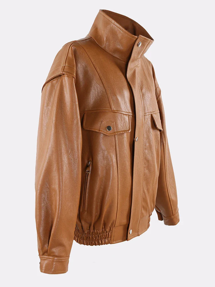 Andrea™ - Vegan Leather Jacket