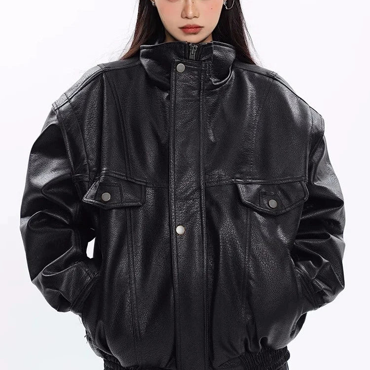 Andrea™ - Vegan Leather Jacket