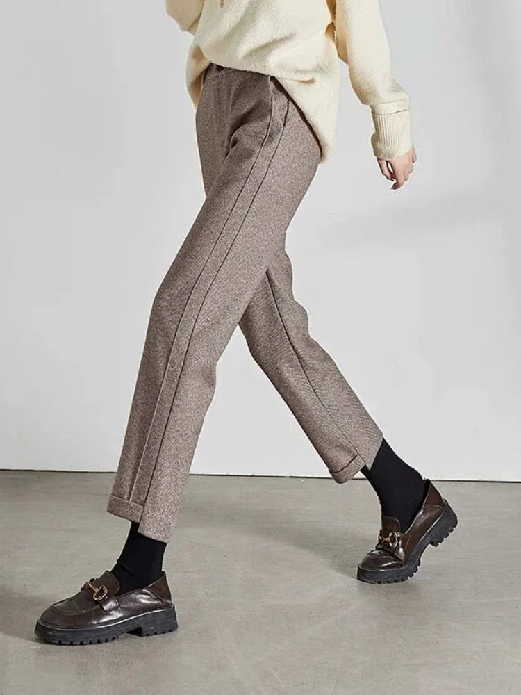 Toni™ | Die Elegante Tweed-Hose Mit Hohem Bund