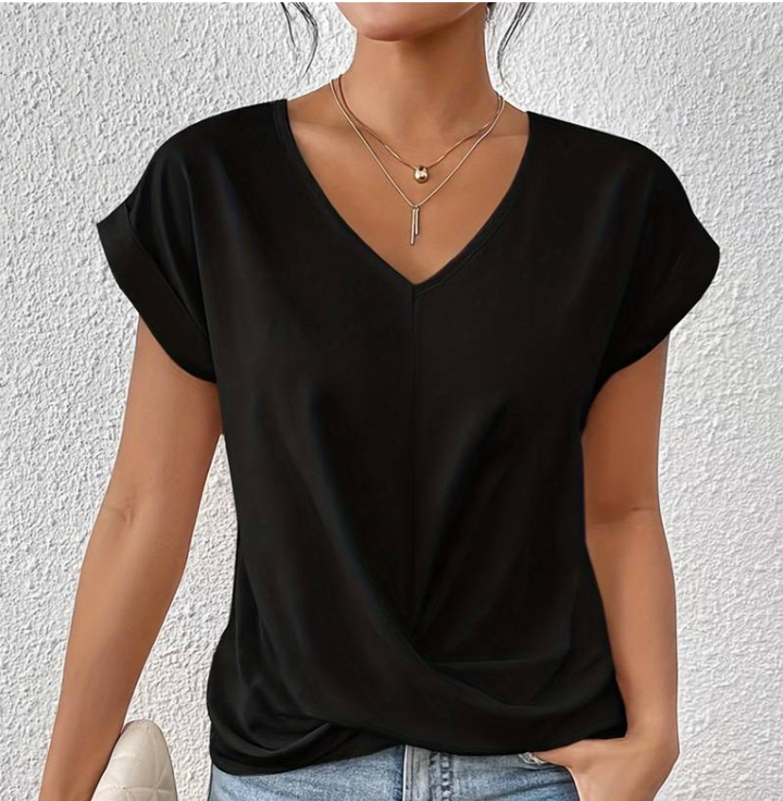 Luna™ - Elegant V-Neck Top