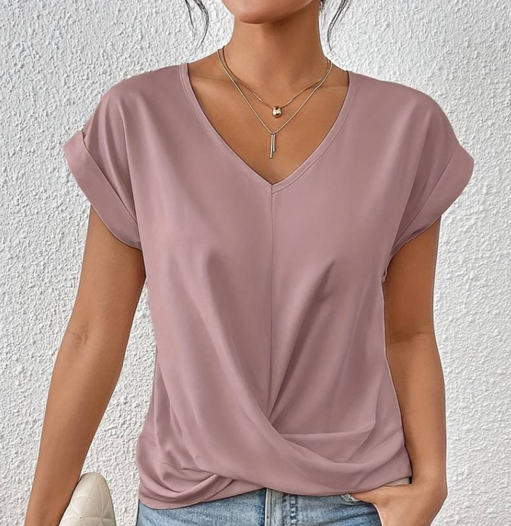 Luna™ - Elegant V-Neck Top