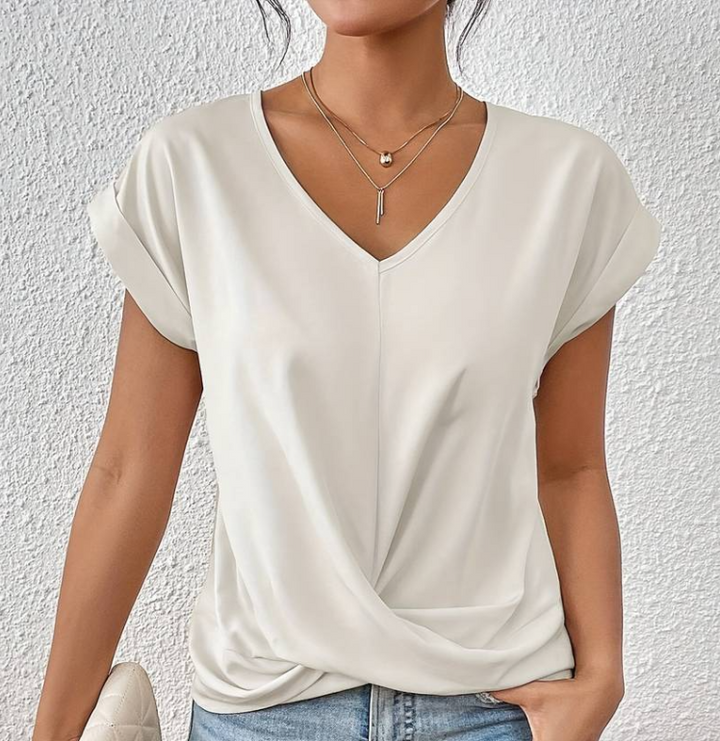 Luna™ - Elegant V-Neck Top