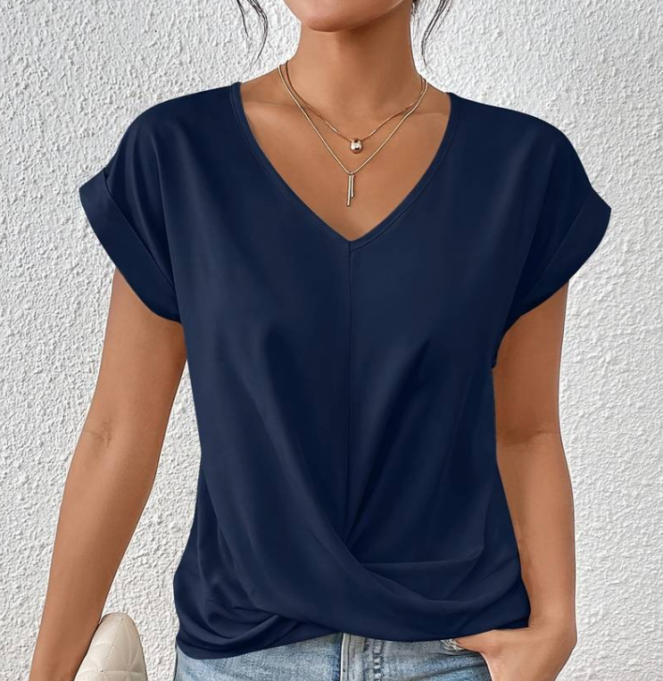 Luna™ - Elegant V-Neck Top