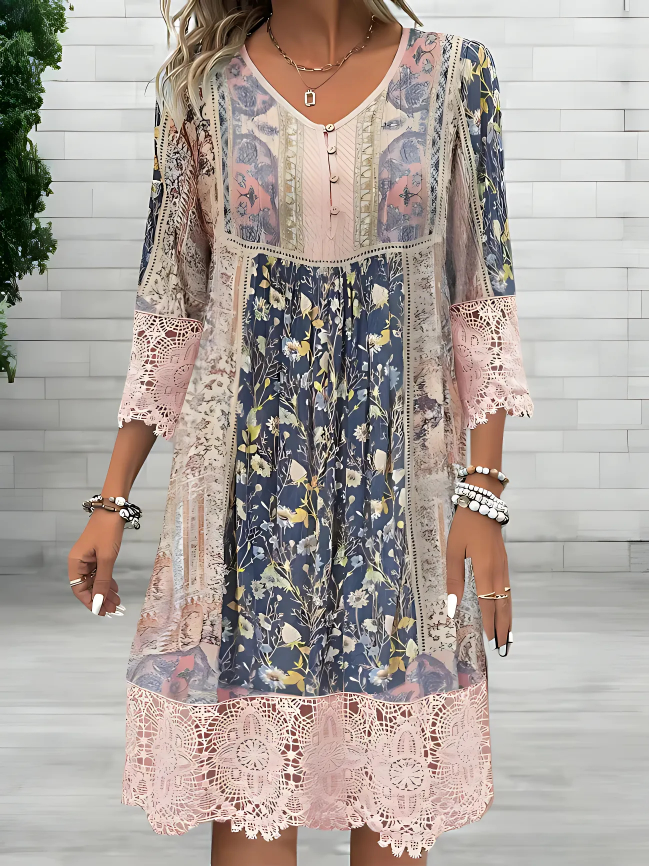 Lunaris™ - Luxe Bohemian Flowy Dress