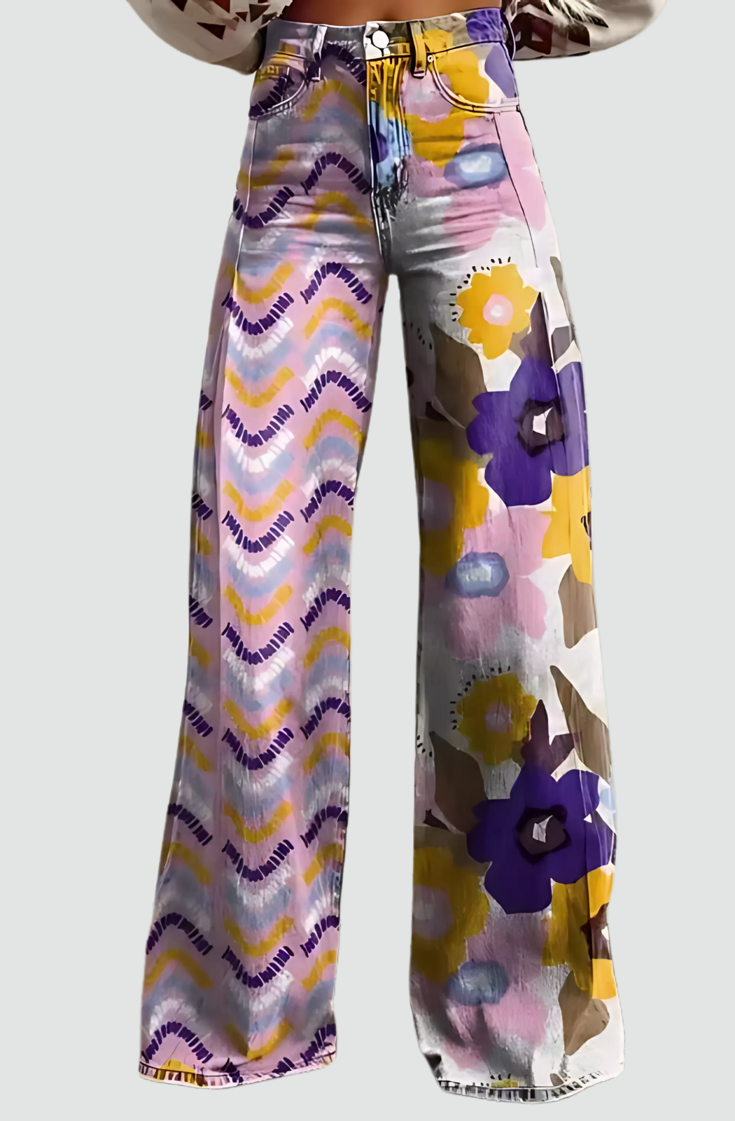 Valeria™ - Boho Wide-Leg Vintage Pants