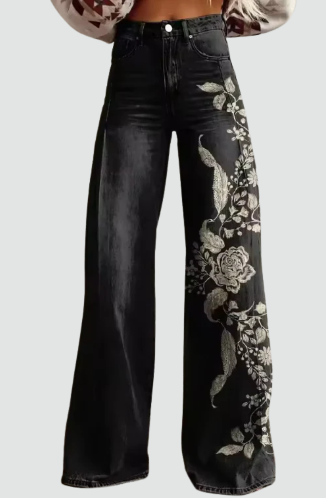 Rafaella™ - Boho Vintage Wide-Leg Pants