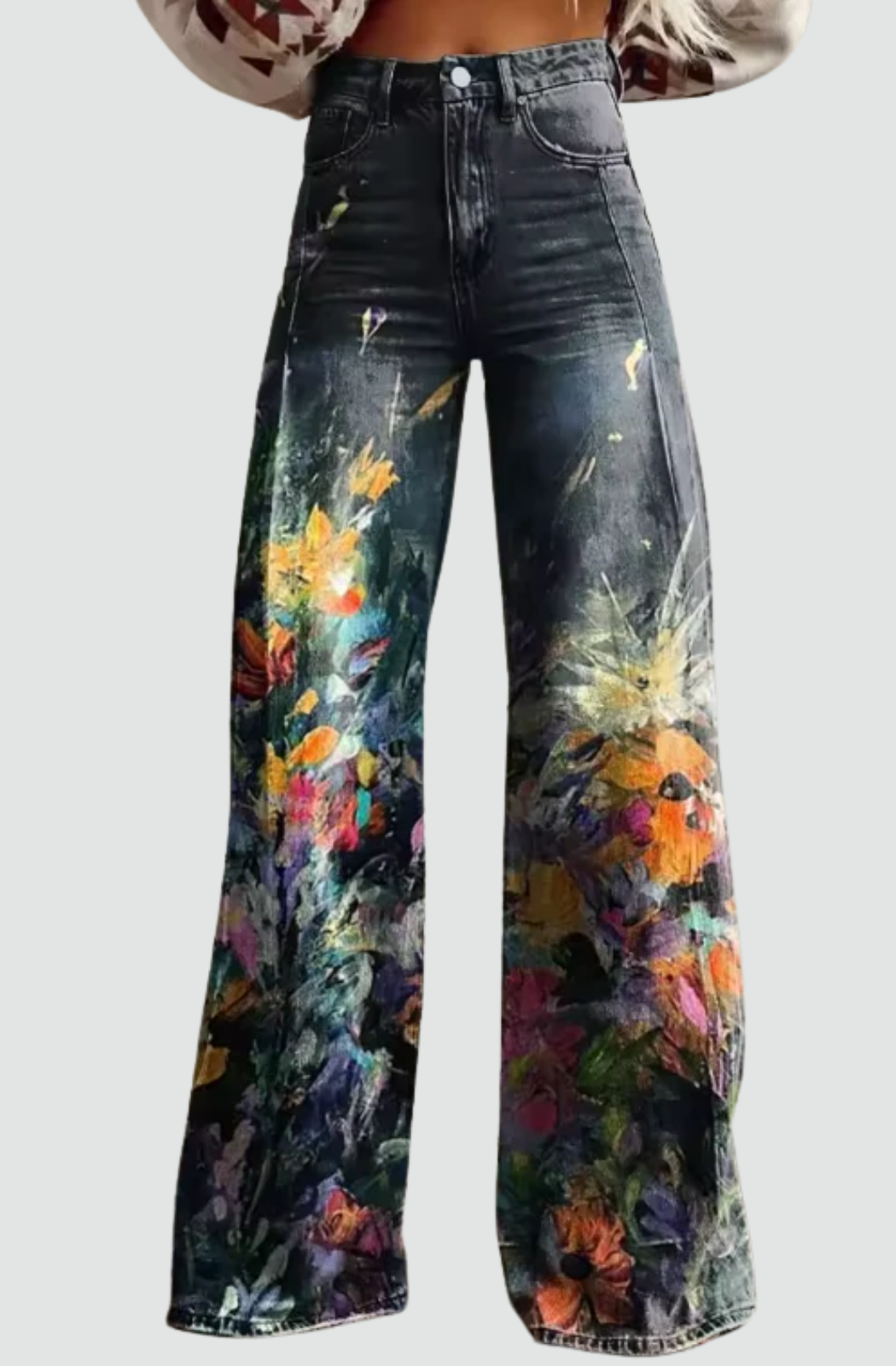 Nadia™ - Boho Vintage Wide-Leg Pants