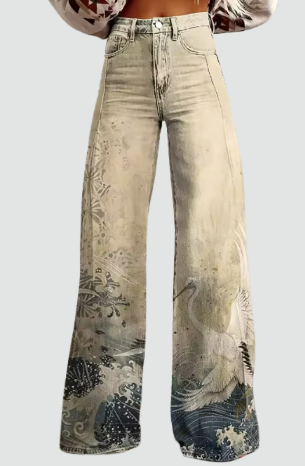 Chiara™ - Boho Vintage Wide-Leg Pants