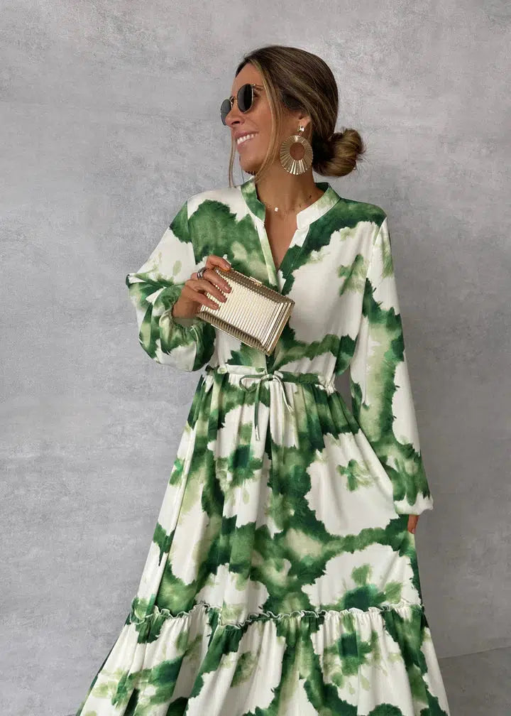 Emerald™ - Long Sleeve Maxi Dress