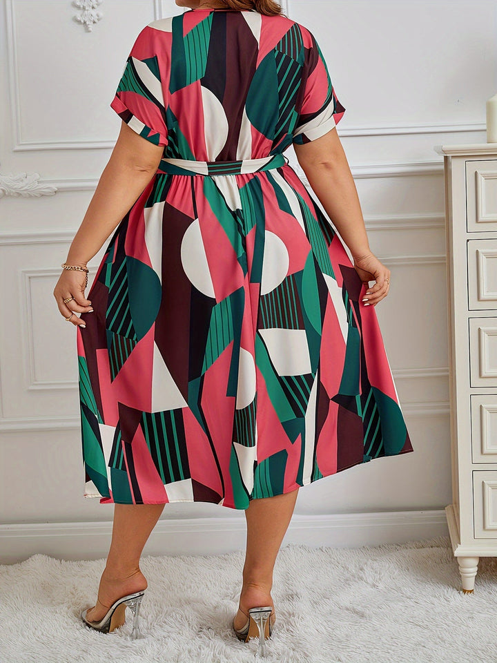 Bobbi™ - Plus Size Tropical Dress