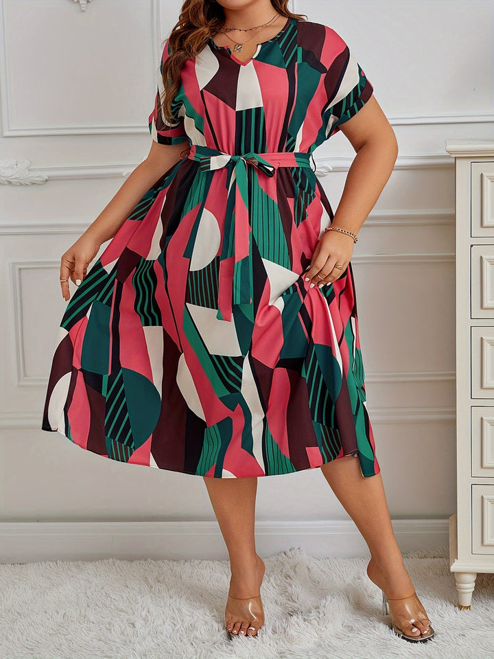 Bobbi™ - Plus Size Tropical Dress