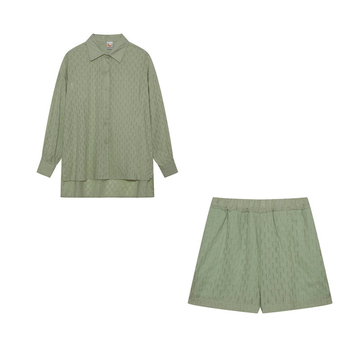 Lowen™ - Chic Breezy Shirt & Shorts Set