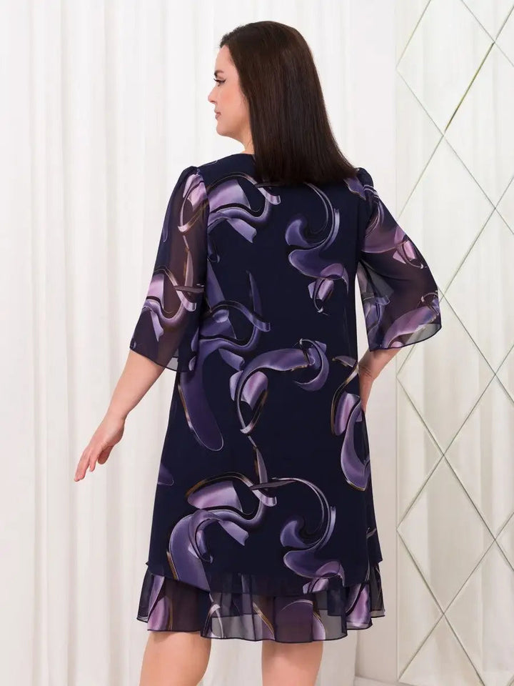 Harper™ - Plus Size Swirl Dress